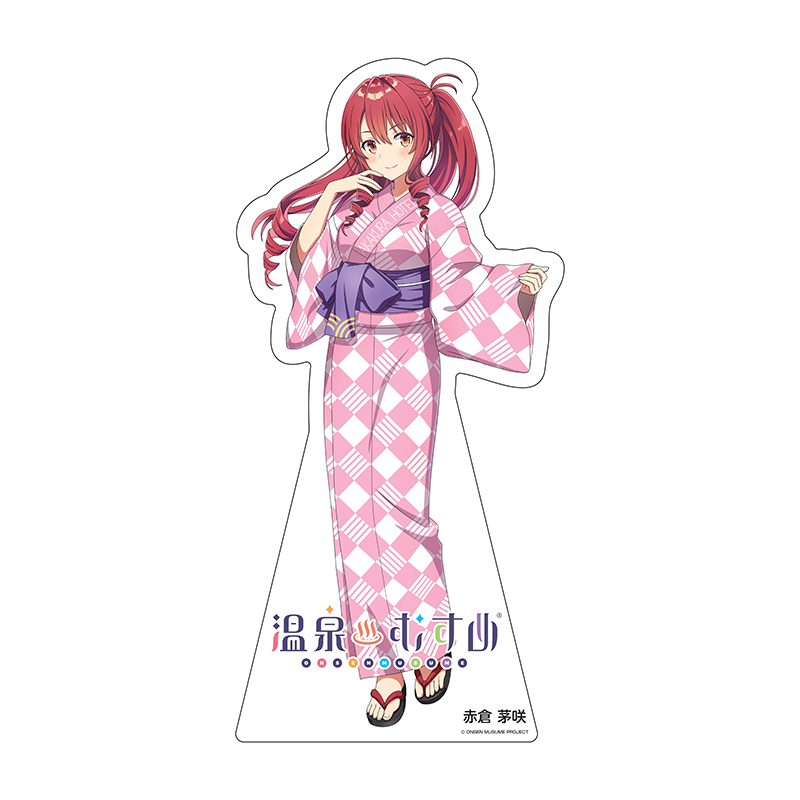 ピンクチェック浴衣Ver.